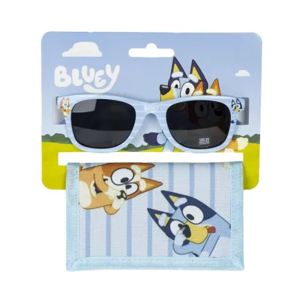 Gafas de Sol Set Cartera Bluey Infantil