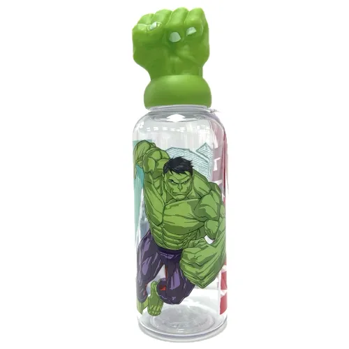 Vaso Infantil 360ml Tapón 3D Hulk Marvel