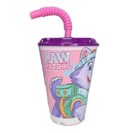 Vaso Infantil con Pajita 360ml Patrulla Canina Nickelodeon