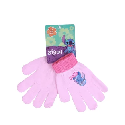 Guantes Infantiles Rosa Stitch Disney