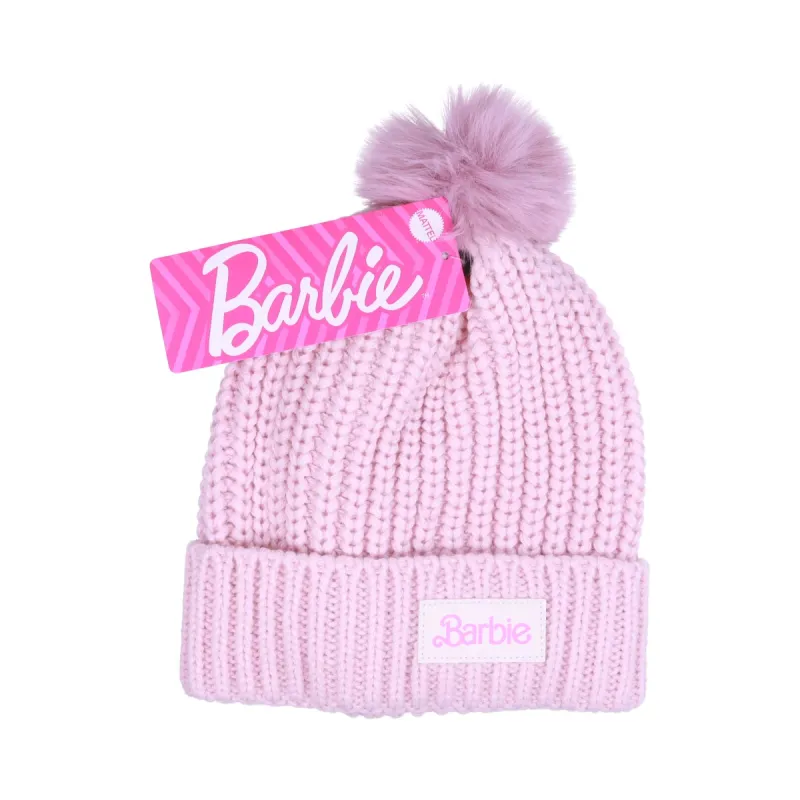 Gorro Infantil Rosa Barbie