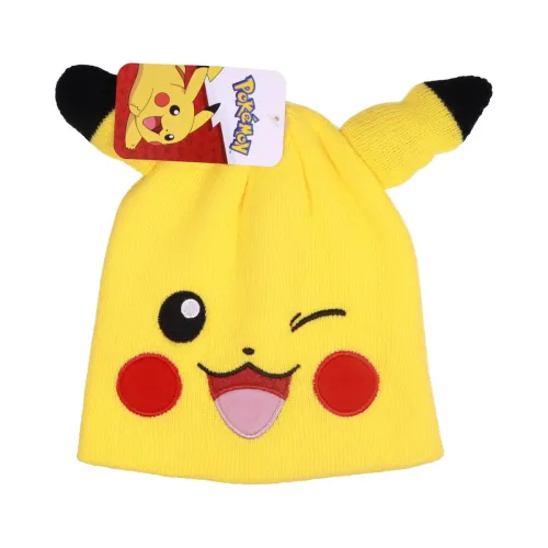 Gorro Infantil Amarillo Pikachu Pokemon
