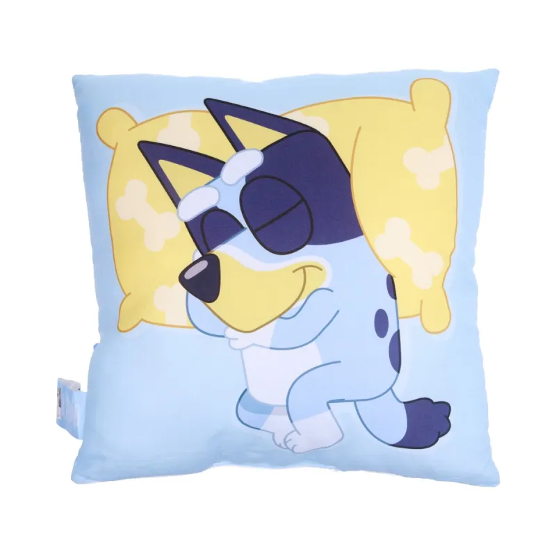 Cojin Azul Familia Bluey 30cm