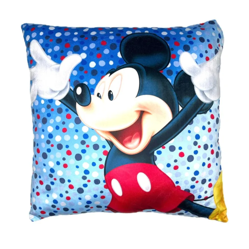 Cojin Azul Mickey Mouse 35cm