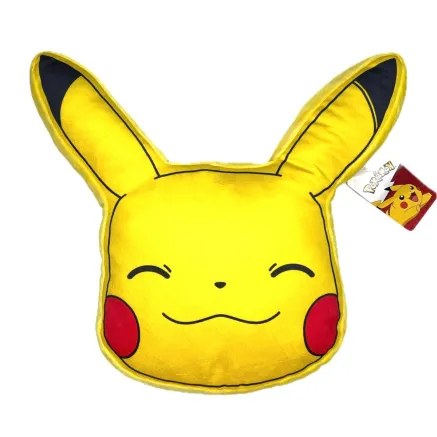 Cojin 3D Amarillo Pikachu Pokemon 40x35cm