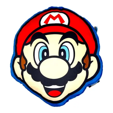 Cojin 3D Azul Super Mario Bros 35cm
