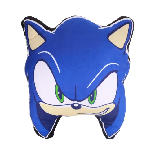 Cojin 3D 35 cm Azul Sonic The Hedgehog