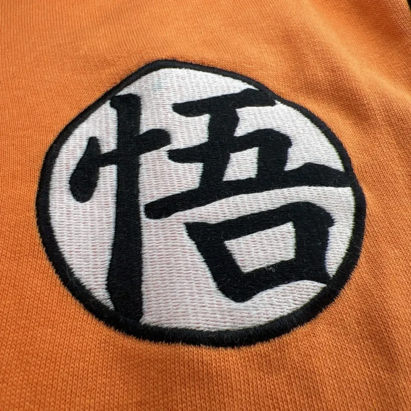 Chaqueta Bomber Dragon Ball Kanji Tortuga Naranja/Negra