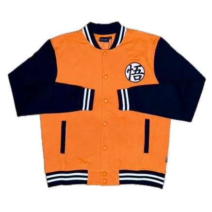 Chaqueta Bomber Dragon Ball Kanji Tortuga Naranja/Negra