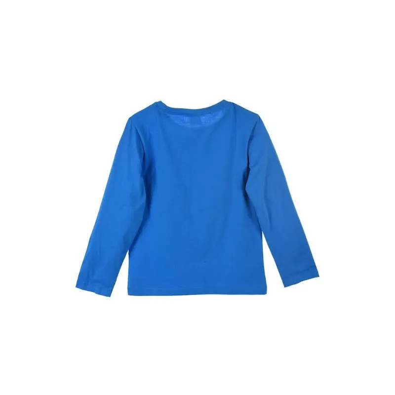 Camiseta Manga Larga Infantil Azul Spiderman