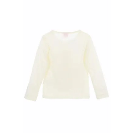 Camiseta Manga Larga Infantil Blanca Barbie 2