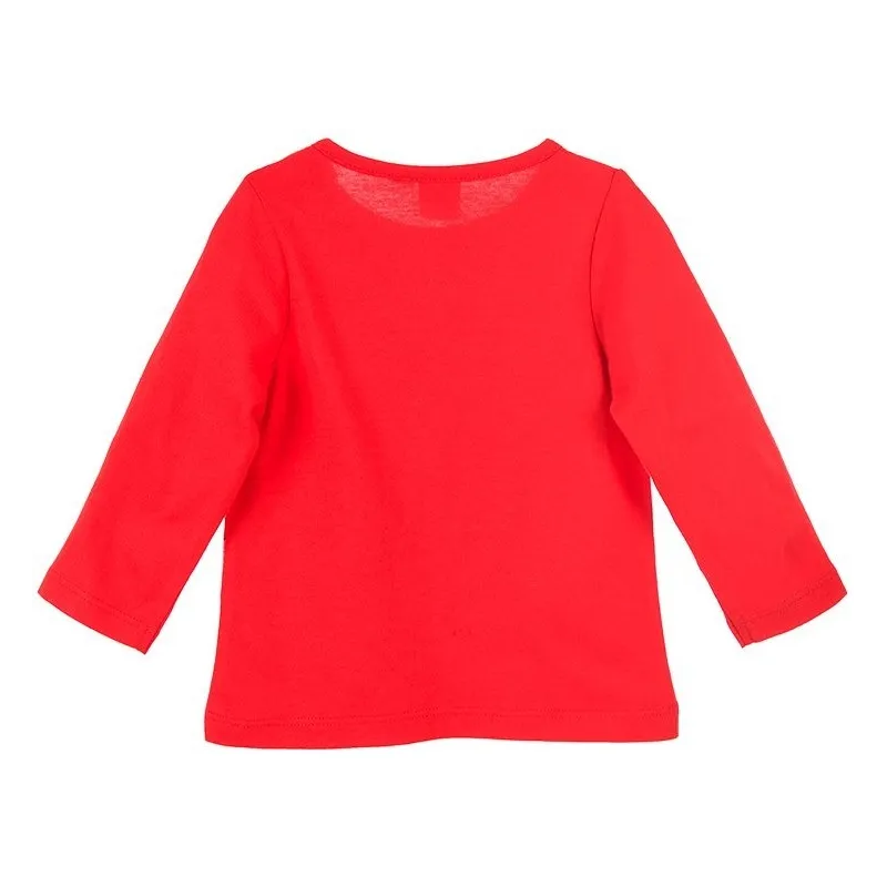 Camiseta Bebe Roja "Love" Mickey & Minnie Disney