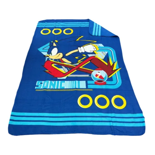 Manta Polar Sonic The Hedgehog 100 x 140 cm