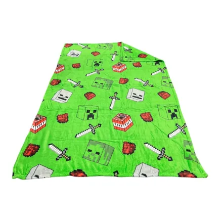 Manta Polar Minecraft 110 x 150 cm