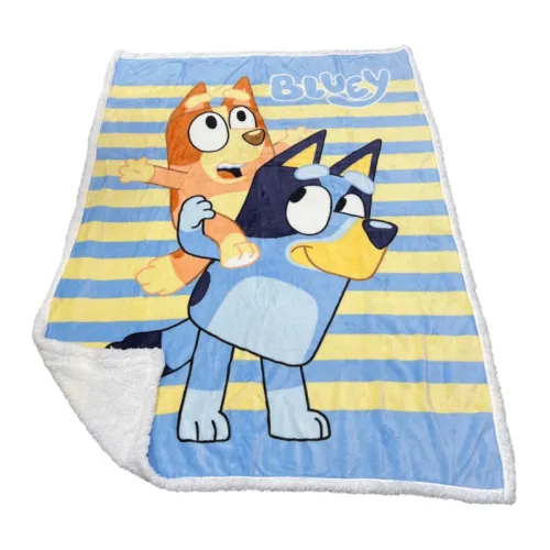 Manta Polar Gruesa Bluey 120 x 150 cm