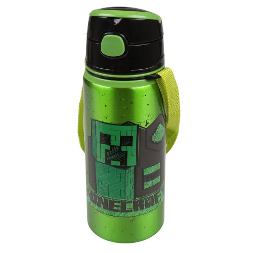 Botella de Agua con correa Minecraft