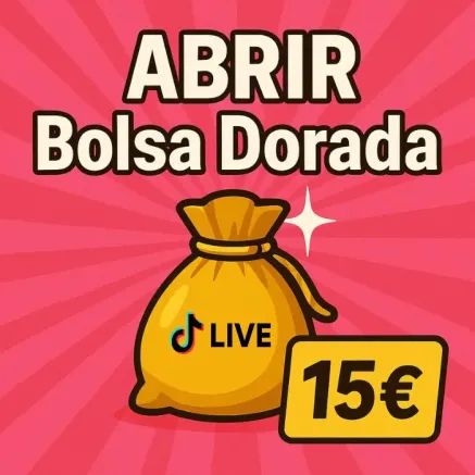 Abrir Bolsa Dorada TikTok LIVE