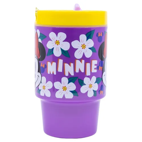 Vaso con Tapa y Boquilla Retráctil Minnie Mouse Disney