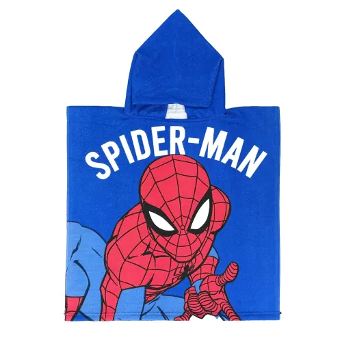 Poncho Playa de Microfibra SpiderMan 110 x 55 cm