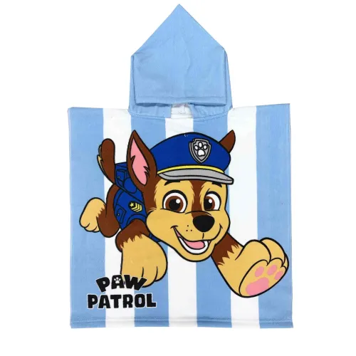 Poncho Microfibra Patrulla Canina Nickelodeon 110 x 55 cm