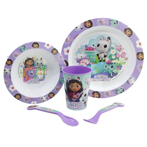 Set de Vajilla Infantil Multicolor Gabby's Dollhouse