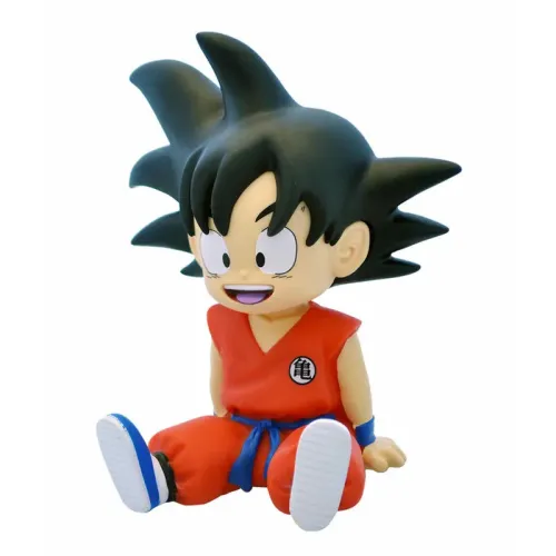 Mini Hucha Figura Coleccionable Infantil Negro y Rojo Goku
