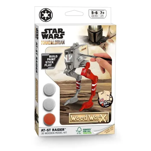 Kit de Modelo 3D de Madera AT-ST Raider Star Wars Mandalorian