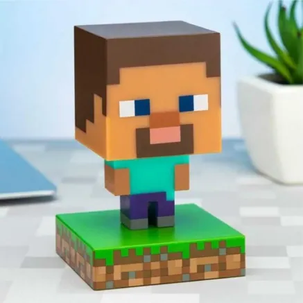 Lampara Mesa Figura Alex Minecraft