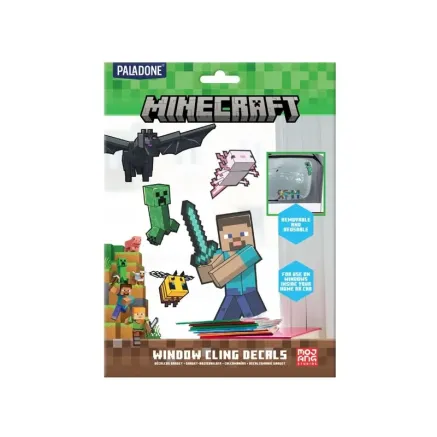 Calcomanías Adhesivas para Ventana Reutilizables Minecraft