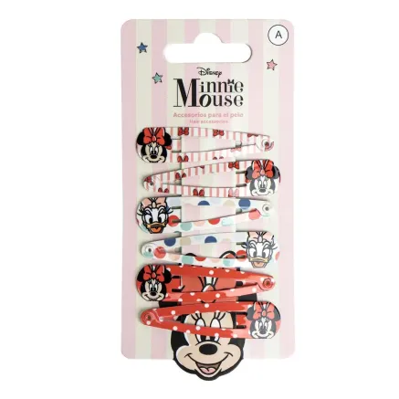 Horquillas de Pelo 6 Piezas Minnie Mouse Disney