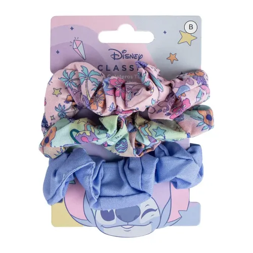 Coleteros Tela con Estampado 3 Piezas Stitch Disney