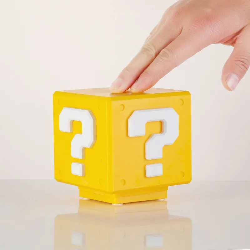 Lampara Cubo Amarillo Super Mario Bross