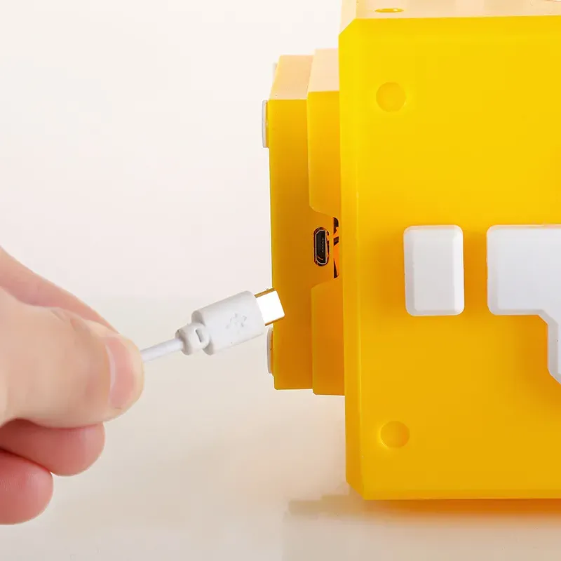 Lampara Cubo Amarillo Super Mario Bross