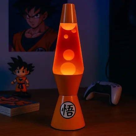 Lámpara de Lava Naranja Dragon Ball Super