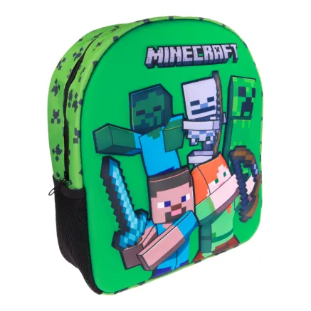 Mochila Verde Personajes Minecraft