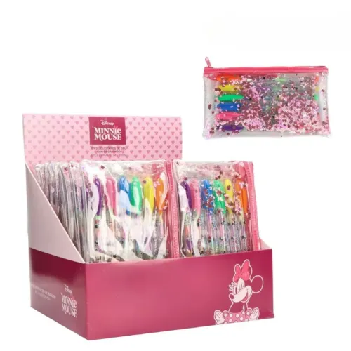 Pack x6 Bolígrafos de Gel Minnie Mouse Disney