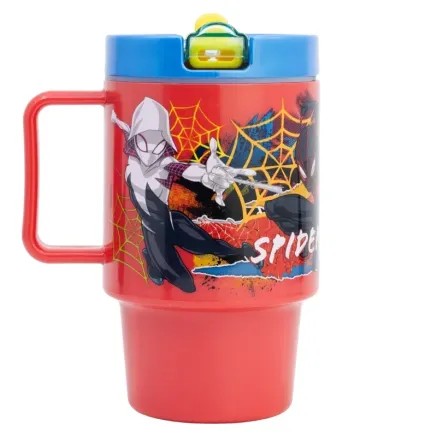 Vaso con Tapa y Boquilla Retráctil Spiderman Marvel 2
